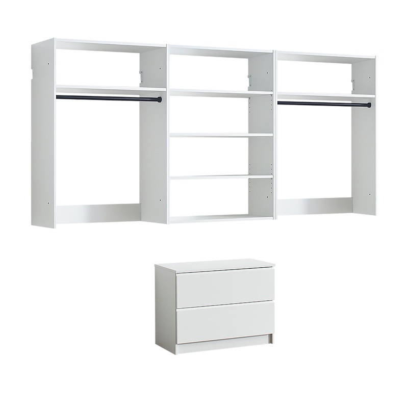 Devi – Wall Mounted Closet System With Modular Units