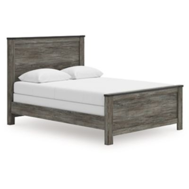 Frandern – Panel Bed|Gray|Twin|Full|Queen