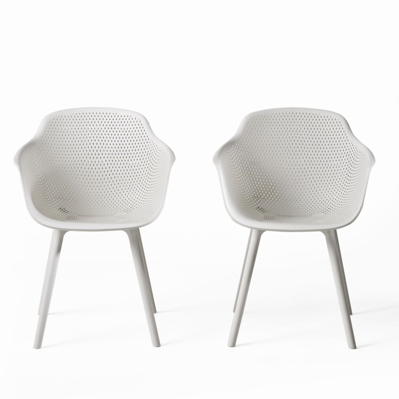 Lotus – Chair (Set of 2)|Yellow|White|Black