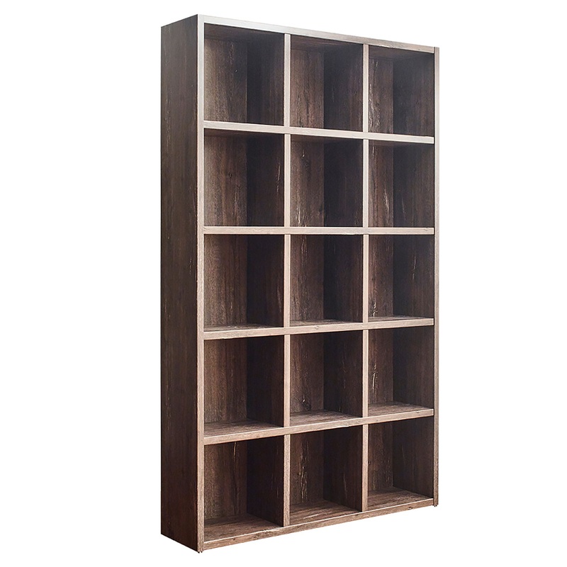 Perry – Wood Bookcase Color For Elegant Home Decor – Gray