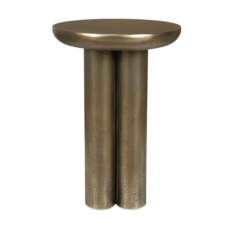 Thorp – Outdoor Accent Table – Brass