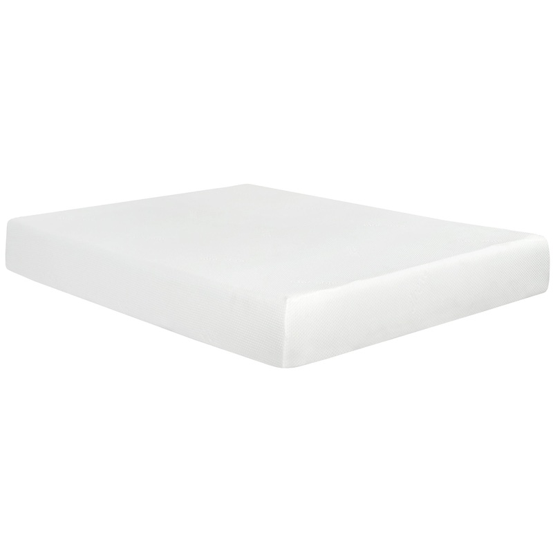 10 Plush Gel Memory Foam Mattress Bed With Cooling Technology, Aloe Vera Cover