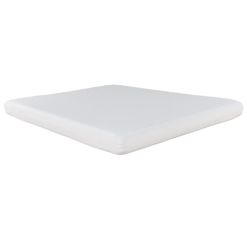 6 Firm Full Size Gel Memory Foam Mattress With Cooling Technology – White