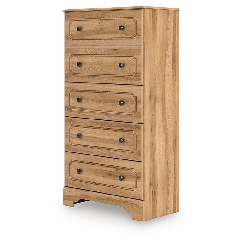 Aleaport – Warm Brown – Five Drawer Chest