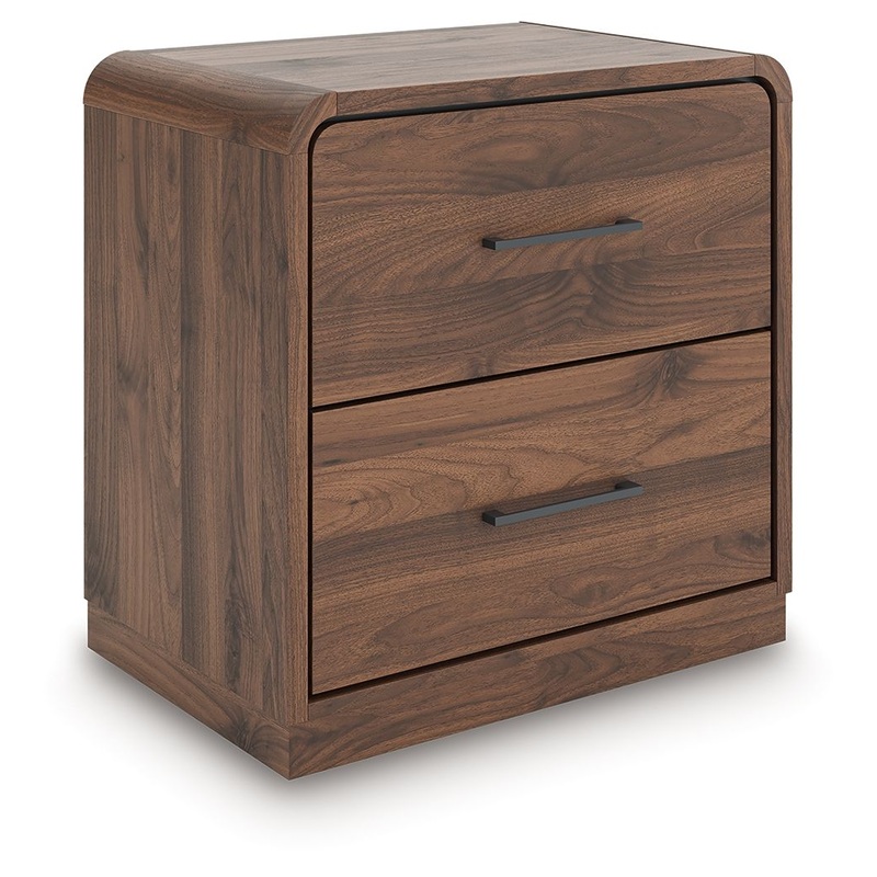Fortlorn – Walnut Brown – Two Drawer Night Stand