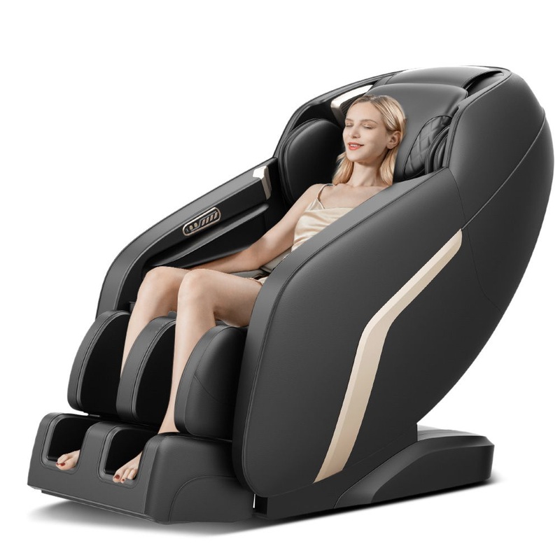 Massage Chair, Zero Gravity Shiatsu Massage Chairs Full Body And Recliner Sl-Track Massage Chair With Bluetooth Speaker, Anion, Thai Stretch, USB Charing, Heating And Foot Roller Massager – Black