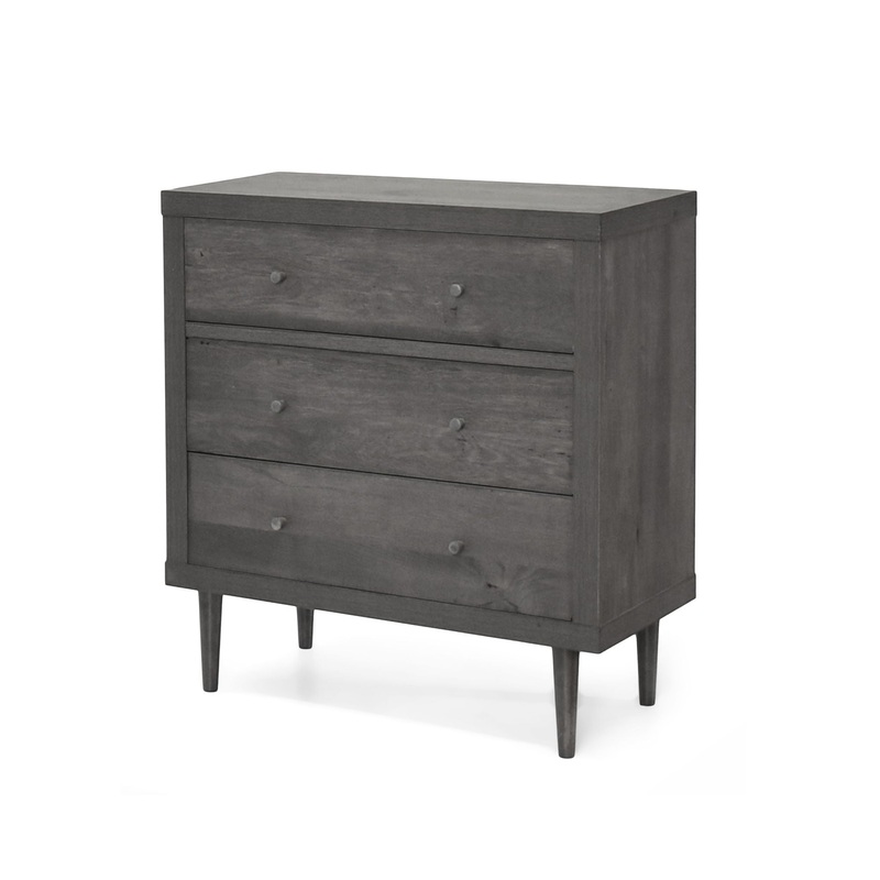 Nystrom – Mid Century Modern 3 Drawer Chest