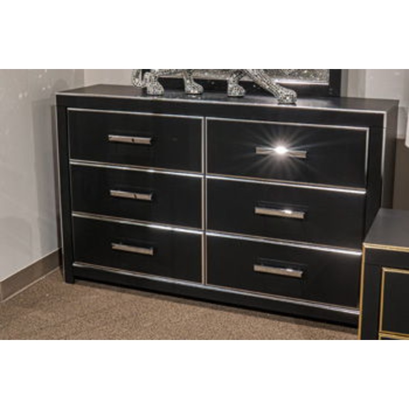 Zuraleus – Black – Six Drawer Dresser