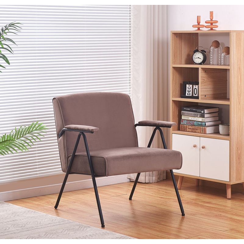 Cloth Leisure – Metal Frame Recliner, For Living Room And Bedroom