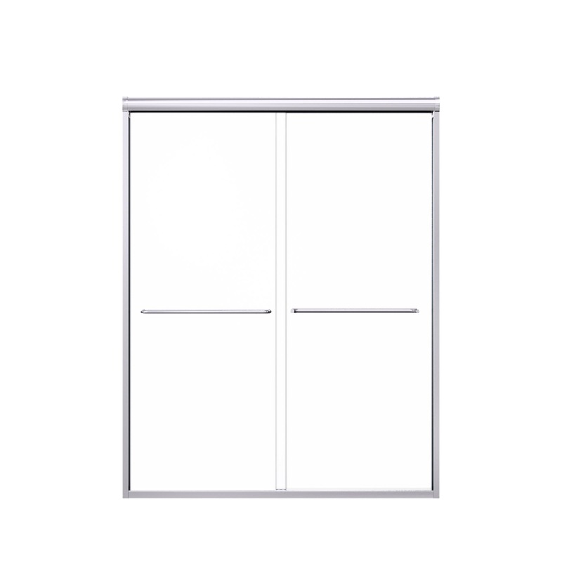 Modern Semi Frameless Double Sliding Shower Door
