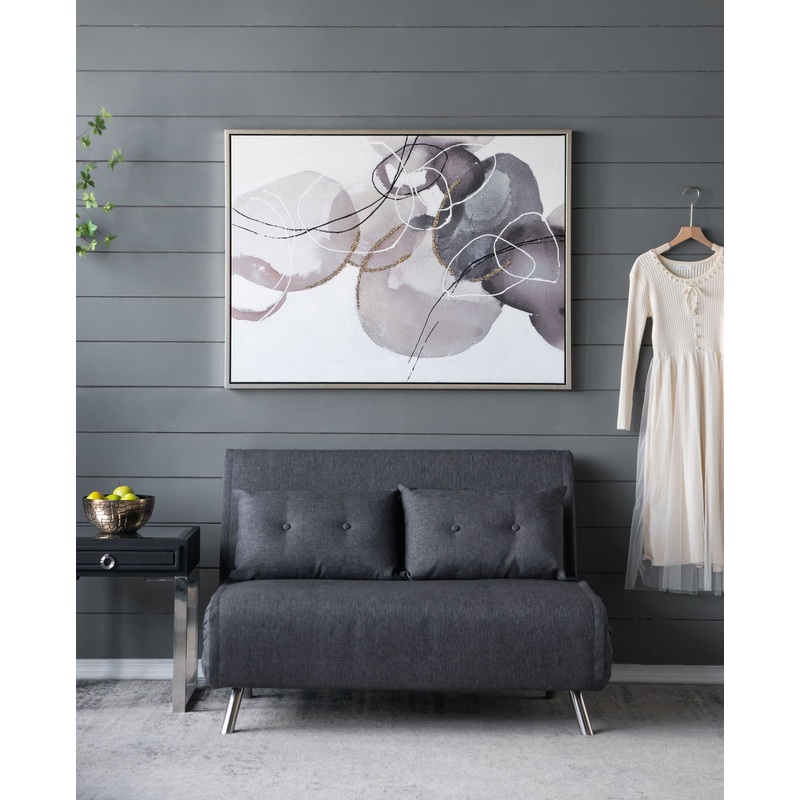 Large Modern Oil Painting, Hand Painted Abstract Watercolor Texture – Multicolor