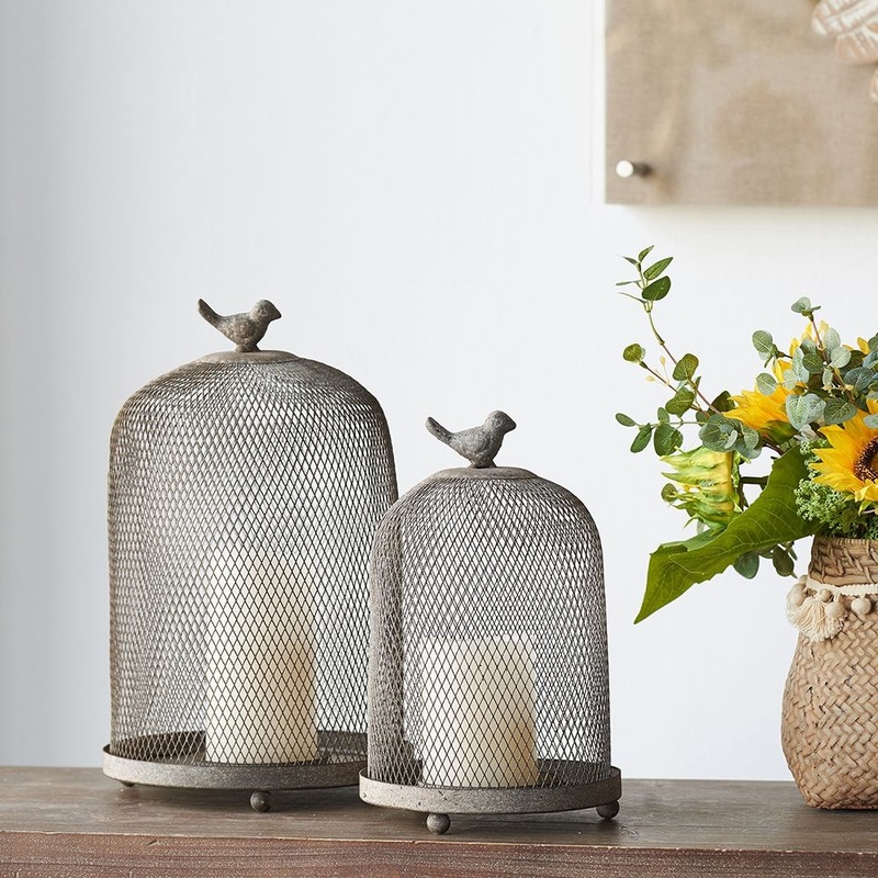 Ophira Sparrow Candle Holders (Set of 2) – Antique Gray