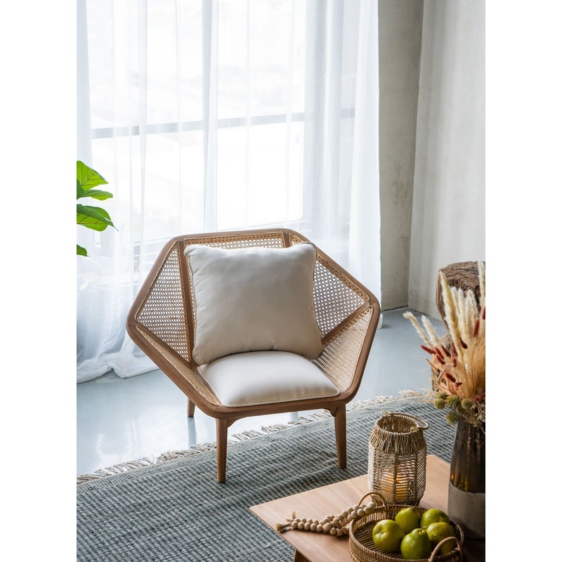 Tectona – Teak Leisure Chair – Natural Wood / Brown