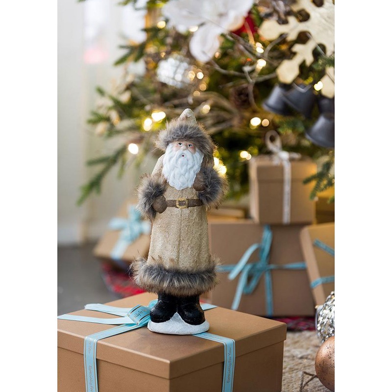Christmas Gnomes Decorations, Christmas Table Home Ornaments For Holiday Party Gifts (Set of 2) – Beige / White
