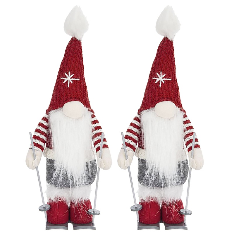 Christmas Gnomes Decorations, Christmas Table Home Ornaments For Holiday Party Gifts (Set of 2) – Multicolor