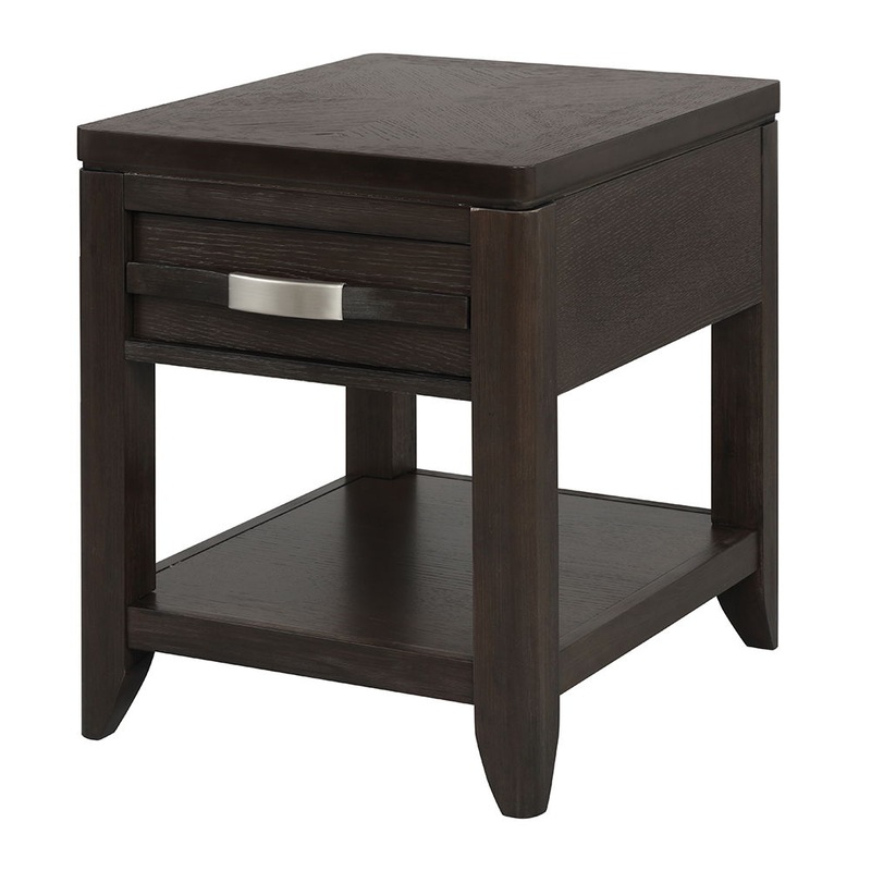 Elegant Design End Table|Dark Brown|Console Tables|Cocktail Tables|End Tables