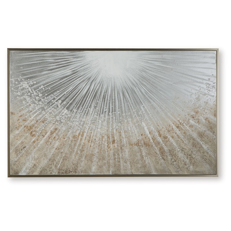 Waldard – Gray / Taupe / White – Wall Art