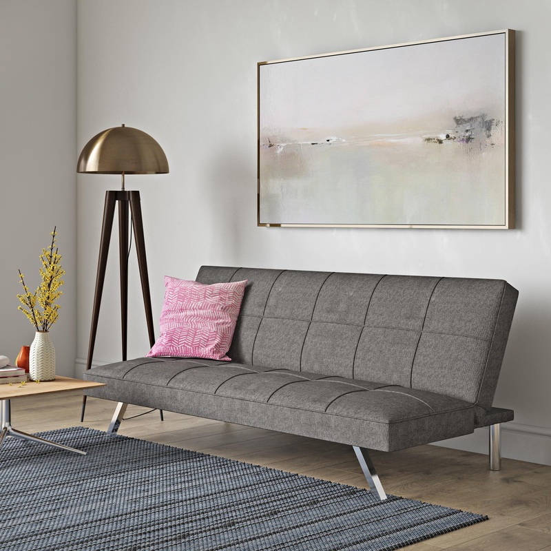 Futon Sofa Bed – Dark Gray
