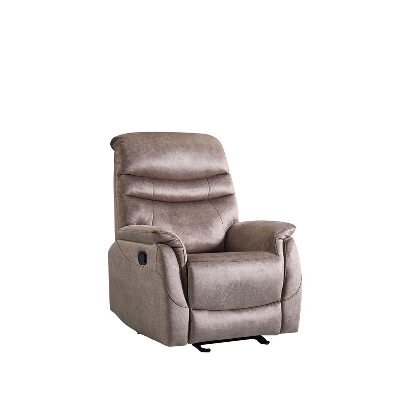 Rocking Recliner Chair For Living Room, Adjustable Modern Recliner Chair, Recliner Sofa With Lumbar Support, Classic And Traditional Recliner Chair With Comfortable Arm And Back Sofa – Light Gray