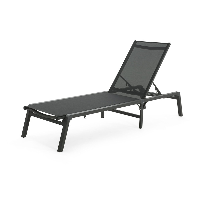 Westport – Outdoor Folding Lounge (Set of 2) – Black