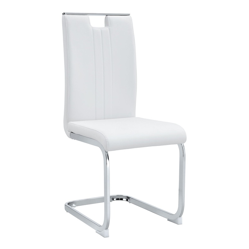 Stylish Bow Shaped Chairs|Black|White|4 Pieces