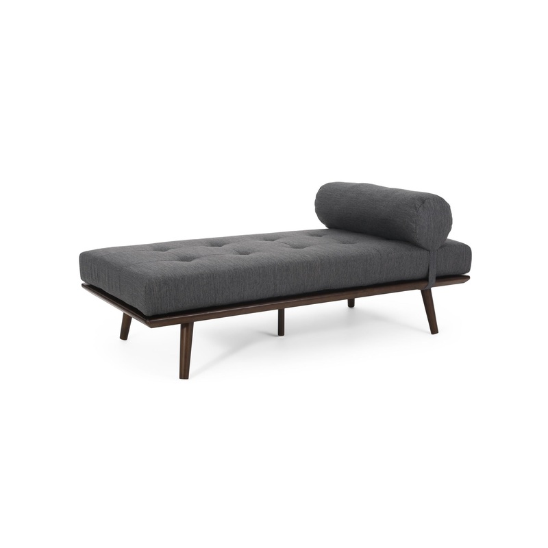 Chaise Lounge|Dark Gray|Blue