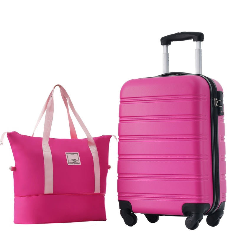 Hardshell Luggage Sets 20 / Bag Spinner Suitcase With Tsa Lock Lightweight