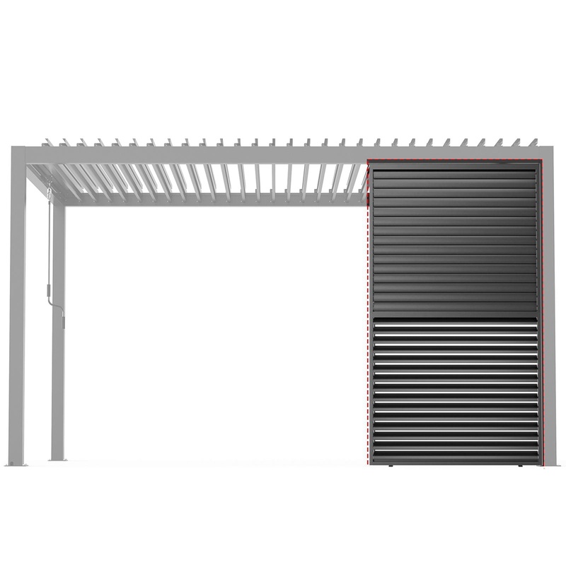 Louver Grille 1 / 3 13Ft Frame & Louvers – Black