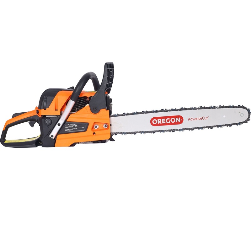 Gasoline Chainsaw 20 52Cc For Tree And Wood Cutting – Orange