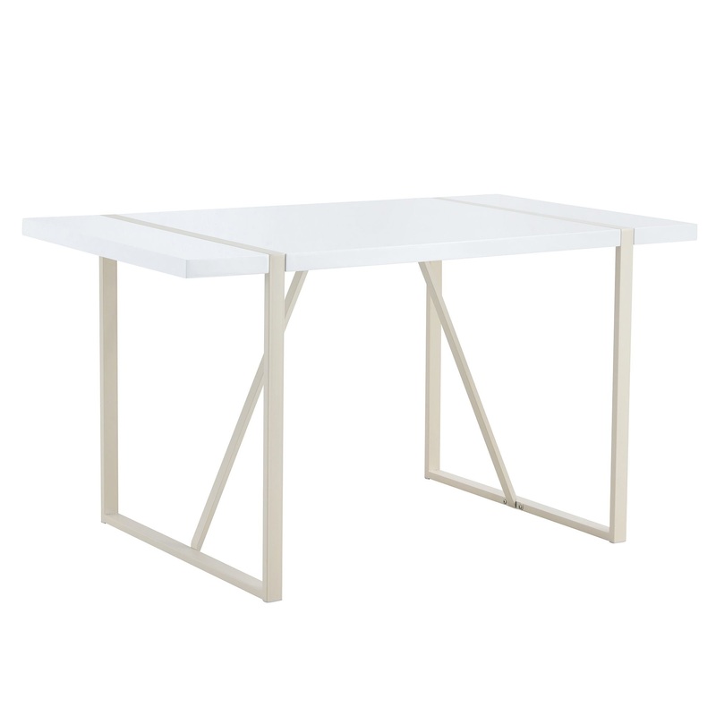 Industrial Rectangular Dining Table For 4 – 6 People
