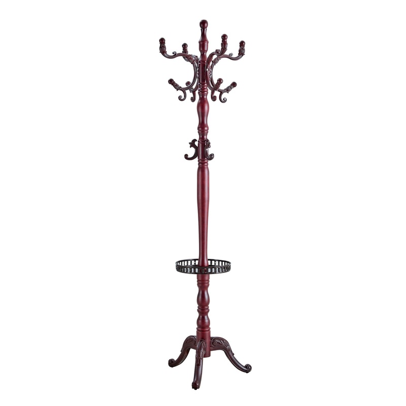 Multifunctional Coat And Hat Rack With Resin Stainless Steel Storage