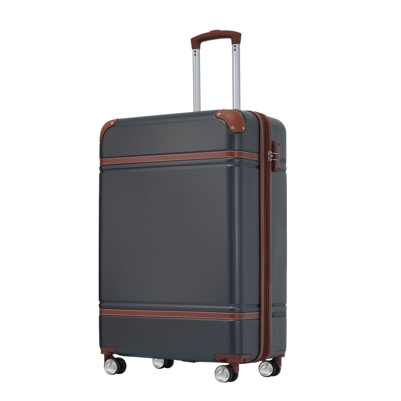 20 Luggage 1 Piece With Tsa Lock, Lightweight Suitcase Spinner Wheels, Carry On Vintage Luggage