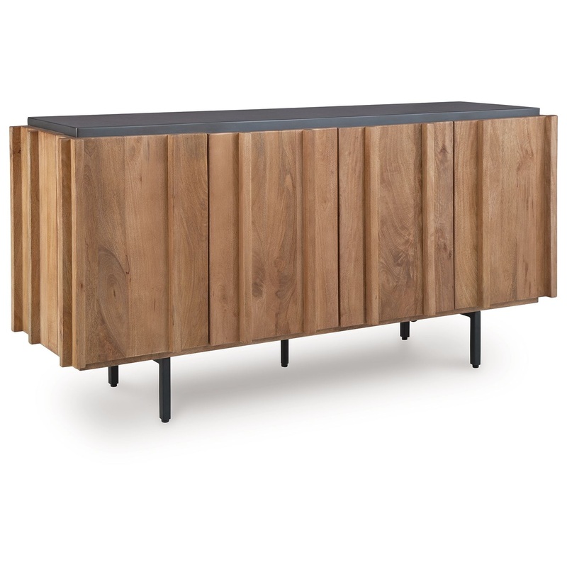 Quintavious – Brown / Charcoal – Accent Cabinet