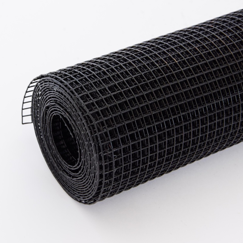 Vinyl Coated Hardware Cloth, Welded Wire Fence For Poultry & Home Improvement – Black