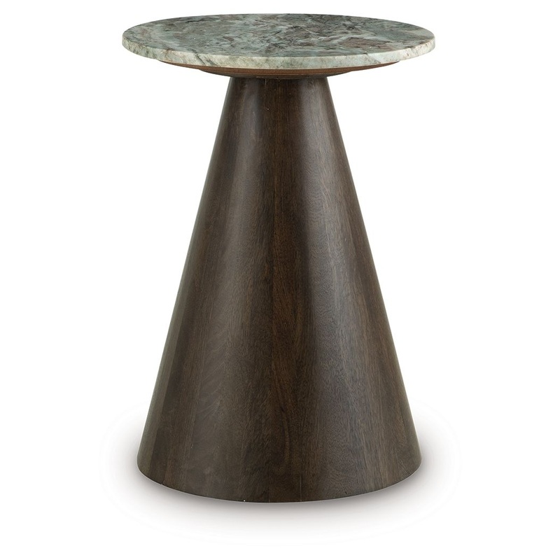 Waltnor – Gray / White / Brown – Accent Table