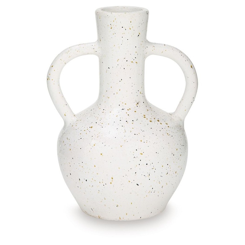 Dallinworth – Vase|White|12″W x 10″D x 16″H|10″W x 8″D x 13″H