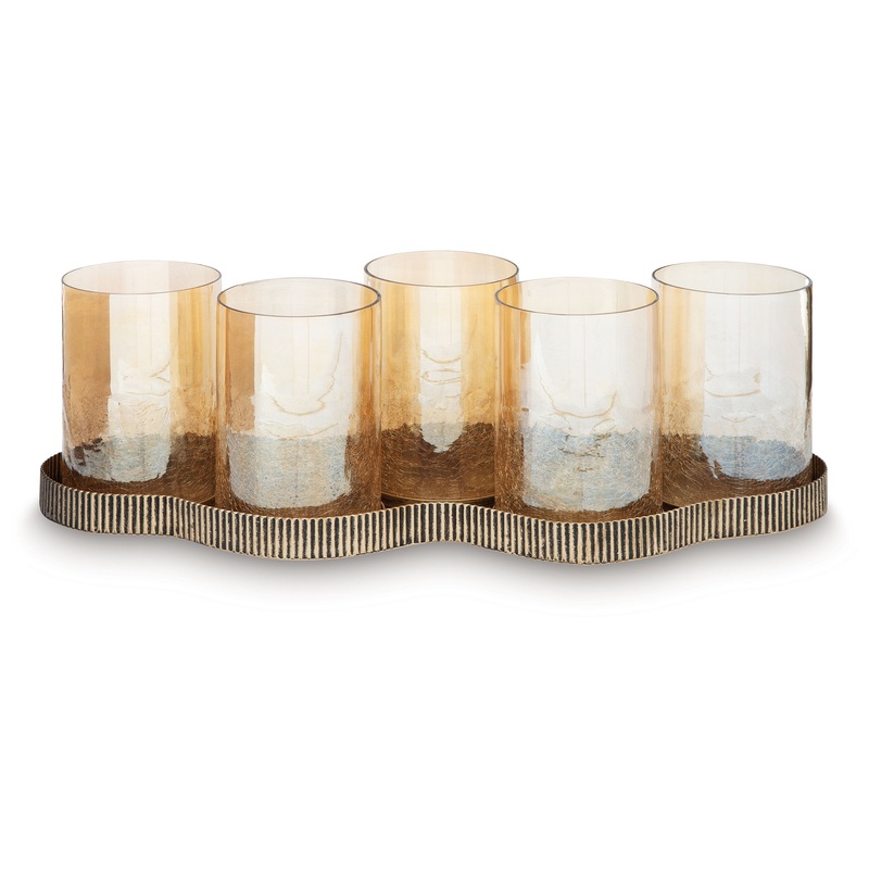 Evereton – Antique Gold Finish – Candle Holder