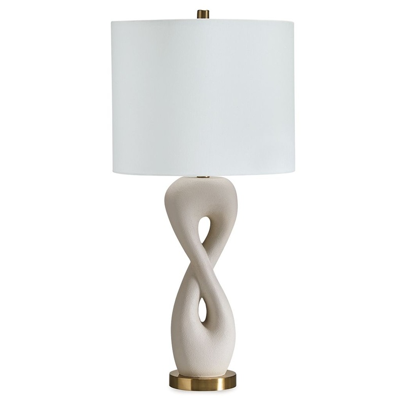 Judrich – White / Gold Finish – Poly Table Lamp