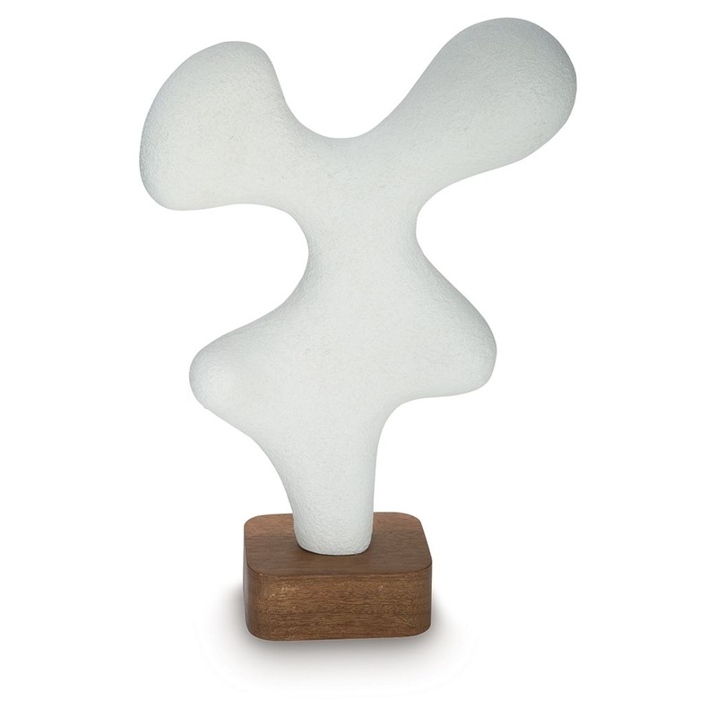 Lavarsen – Sculpture|White|15″W x 7″D x 26″H|12″W x 5″D x 17″H