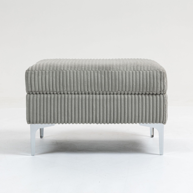 Modular Sectional Sofa Square Storage Ottoman