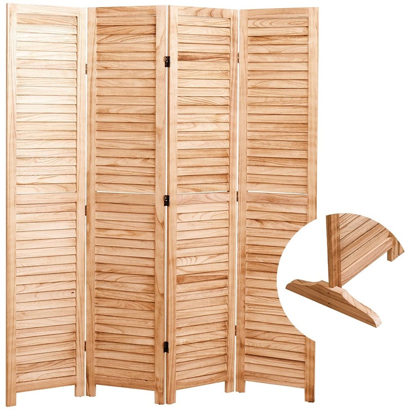 Panel Wooden Folding Room Divider