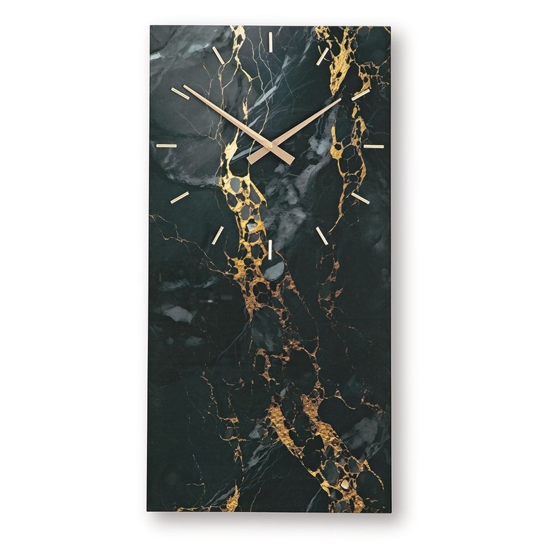Teague – Wall Clock|Light Brown|Black