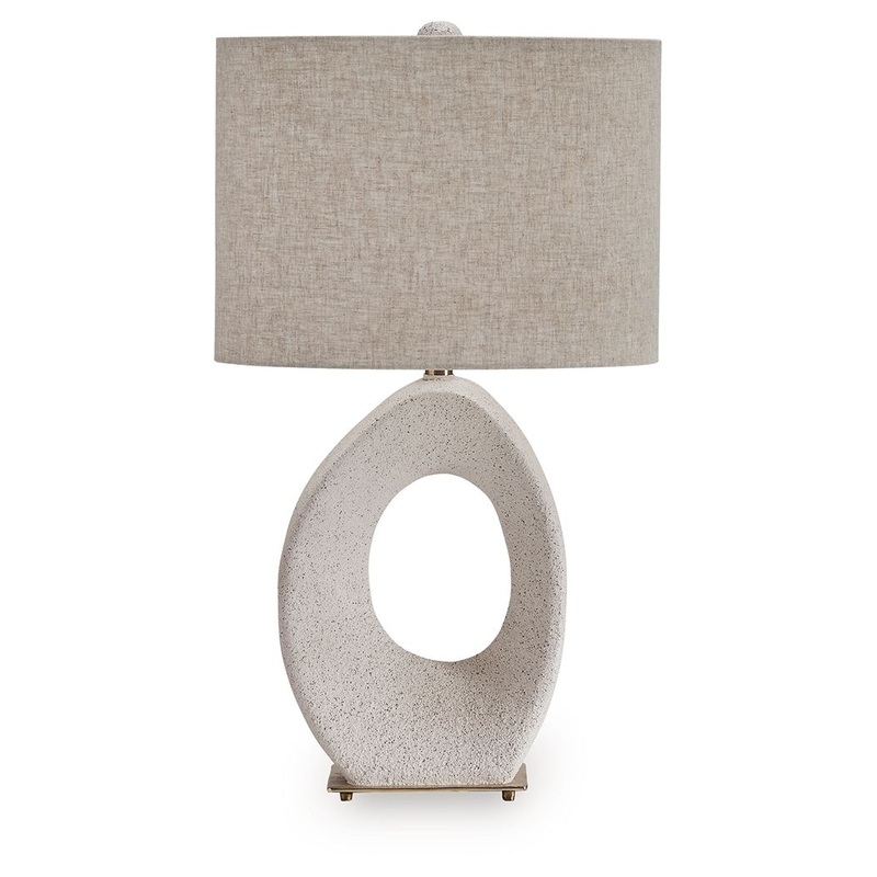 Trentlen – Cream / Gold Finish – Paper Table Lamp
