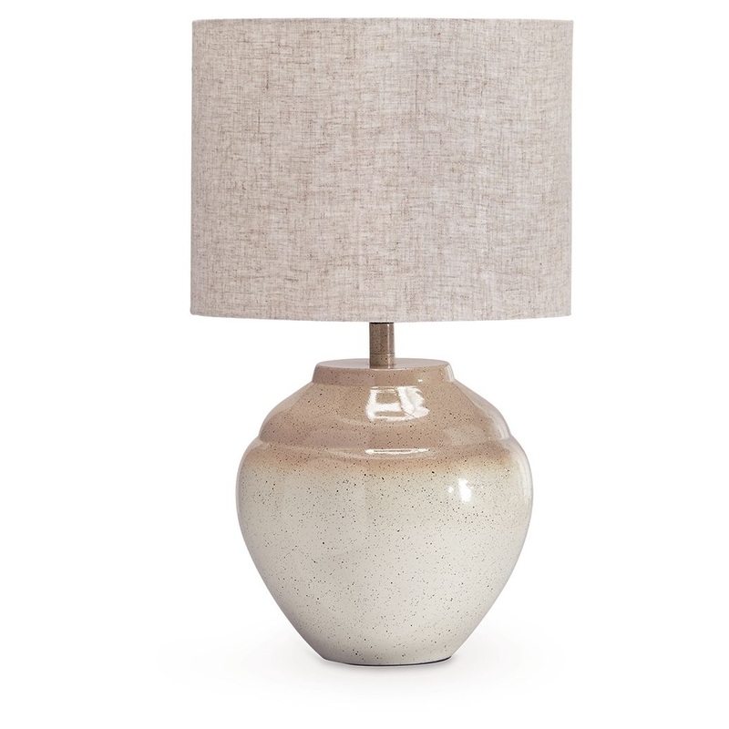 Waldish – Cream / Beige – Metal Table Lamp