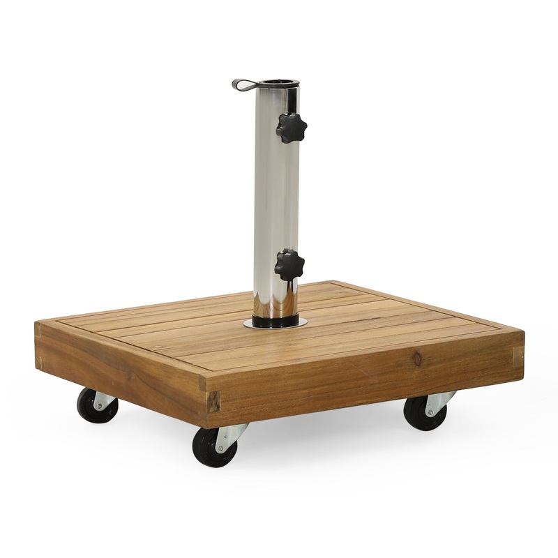 Ralph – Square Umbrella Base – Teak