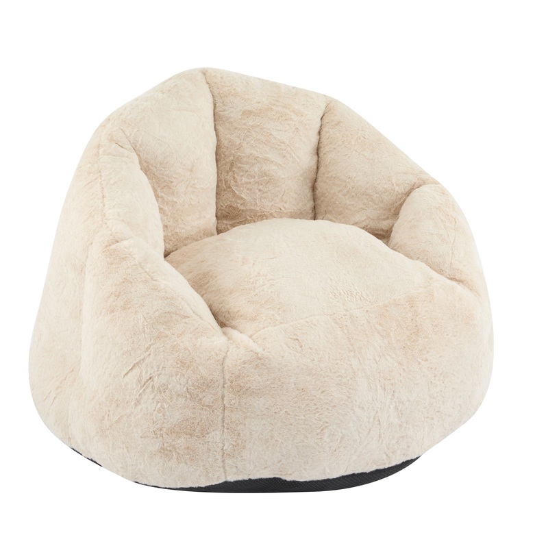 Albi – Indoor Cozy Armchair Style Bean Bag – Beige