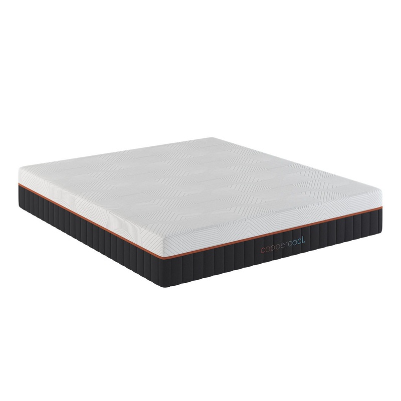 CopperCool 12 King Hybrid Memory Foam Mattress – Gray