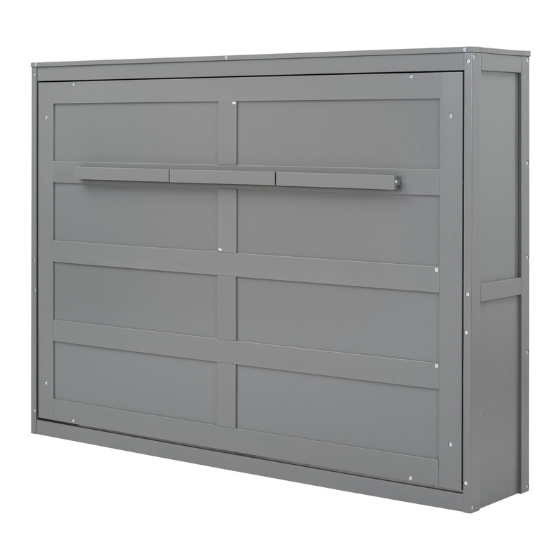Full Size Murphy Wall Bed – Gray