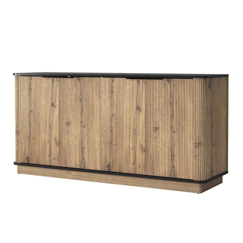 Multi Functional Sideboard, An Ideal Choice For TV And Tableware Storage In Modern Homes – Black
