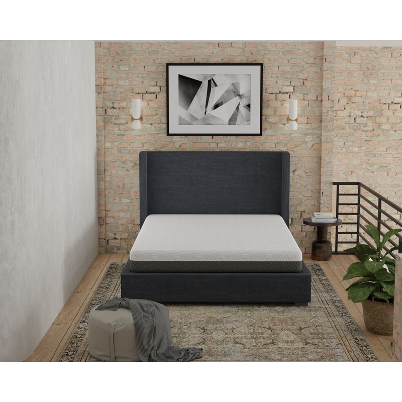 Pur Chill – 10 Queen Medium Firm Mattress With Phase Change Cooling Fabric – White / Gray